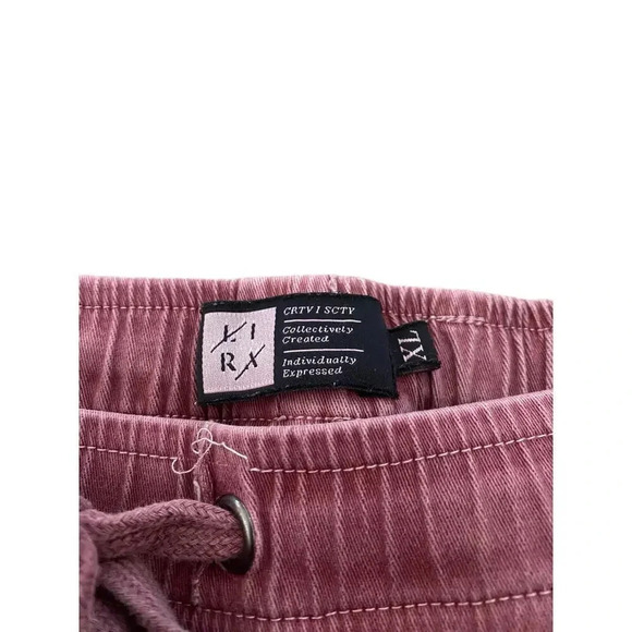 Lira Pink Drawstring Pull-On Linen Short Size XL - Picture 3 of 7